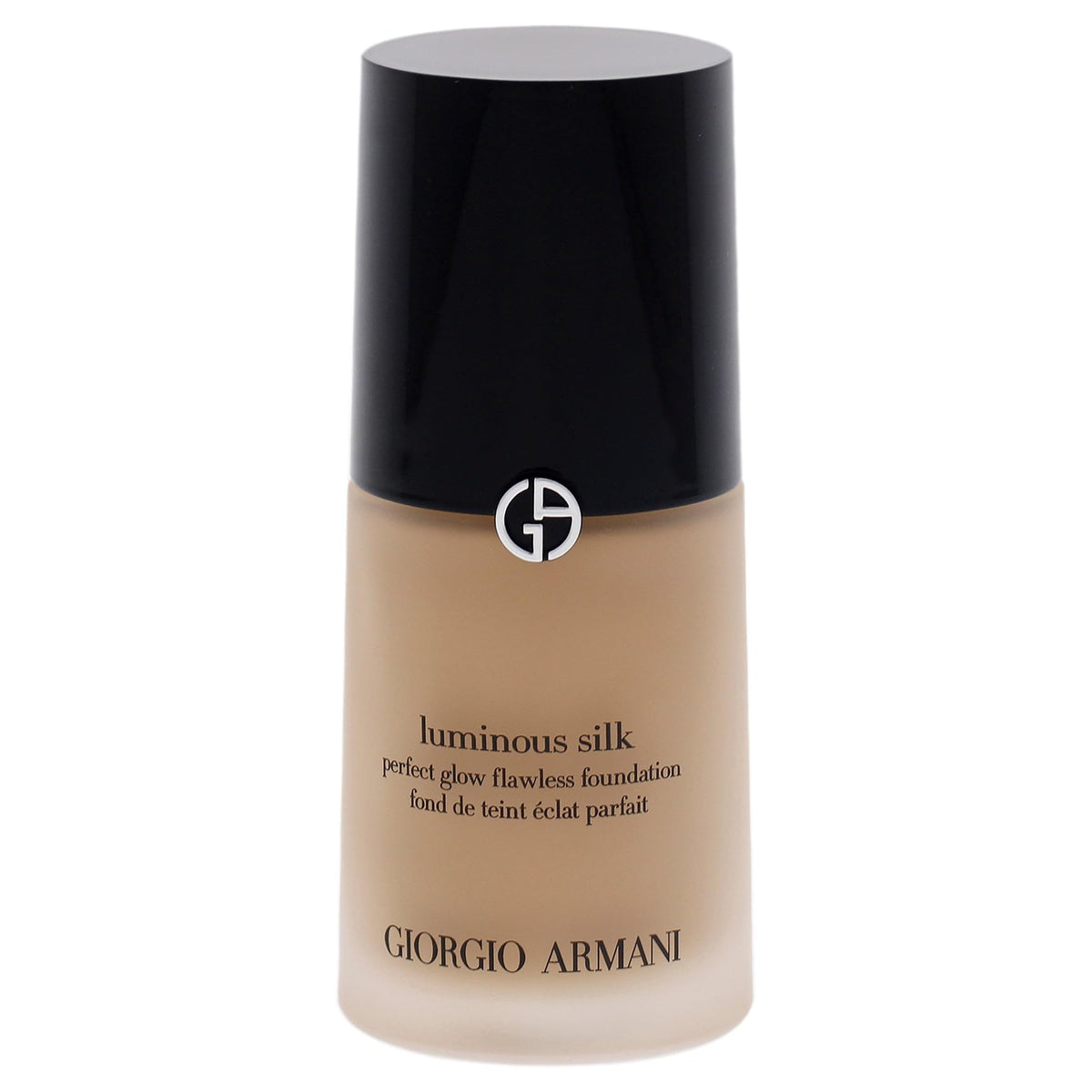 Armani Beauty bottle front view showing elegant label and product appeal