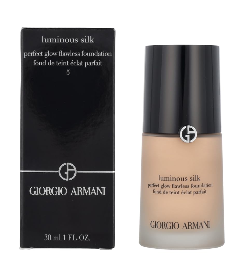 Armani Beauty bottle front view showing sleek packaging and premium finish benefit