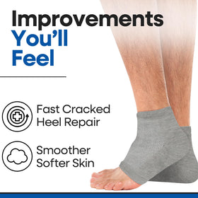 ARMSTRONG AMERICA size large fit demo on foot showing proper coverage and heel alignment