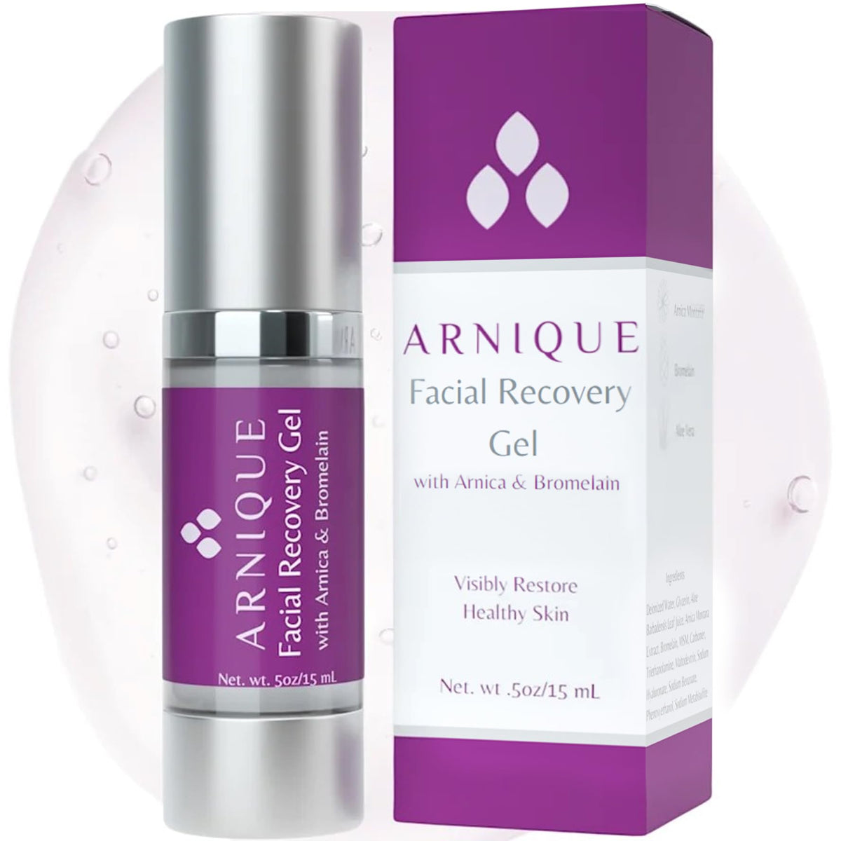 Arnique front packaging showing tube and product name for clear identification and trust