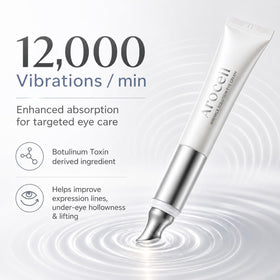 AROCELL OFFICIAL vibrating applicator closeup illustrating gentle micro‑sonic tip for better absorption