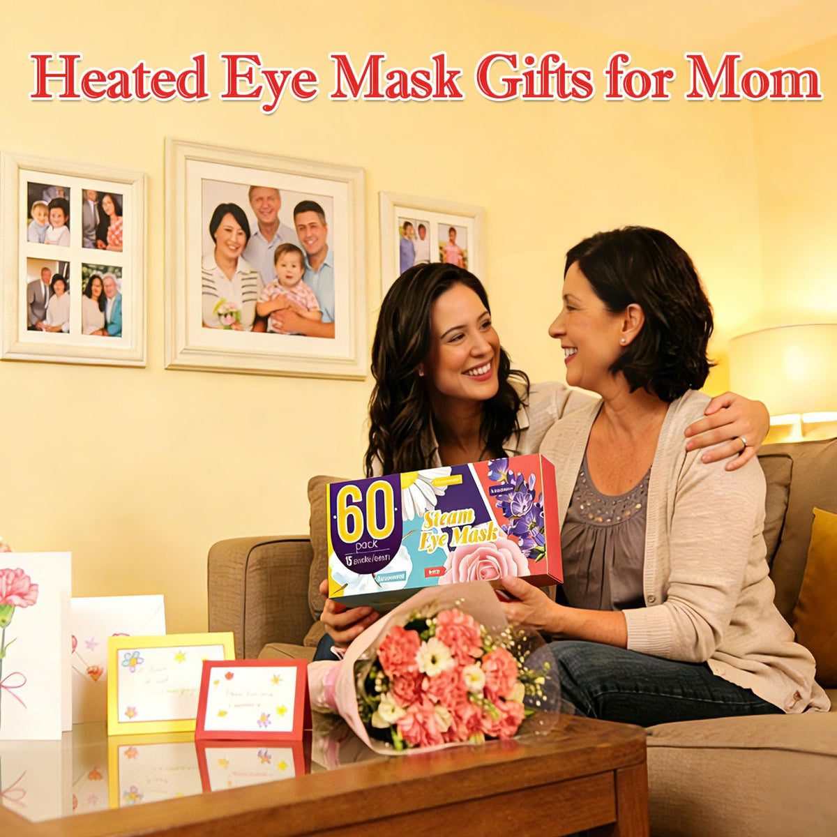 AROIC single steam eye mask close-up highlighting soft fabric and ergonomic shape for comfort