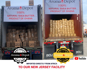 Aroma Depot styled in bathroom setting showing clean aesthetic and routine fit