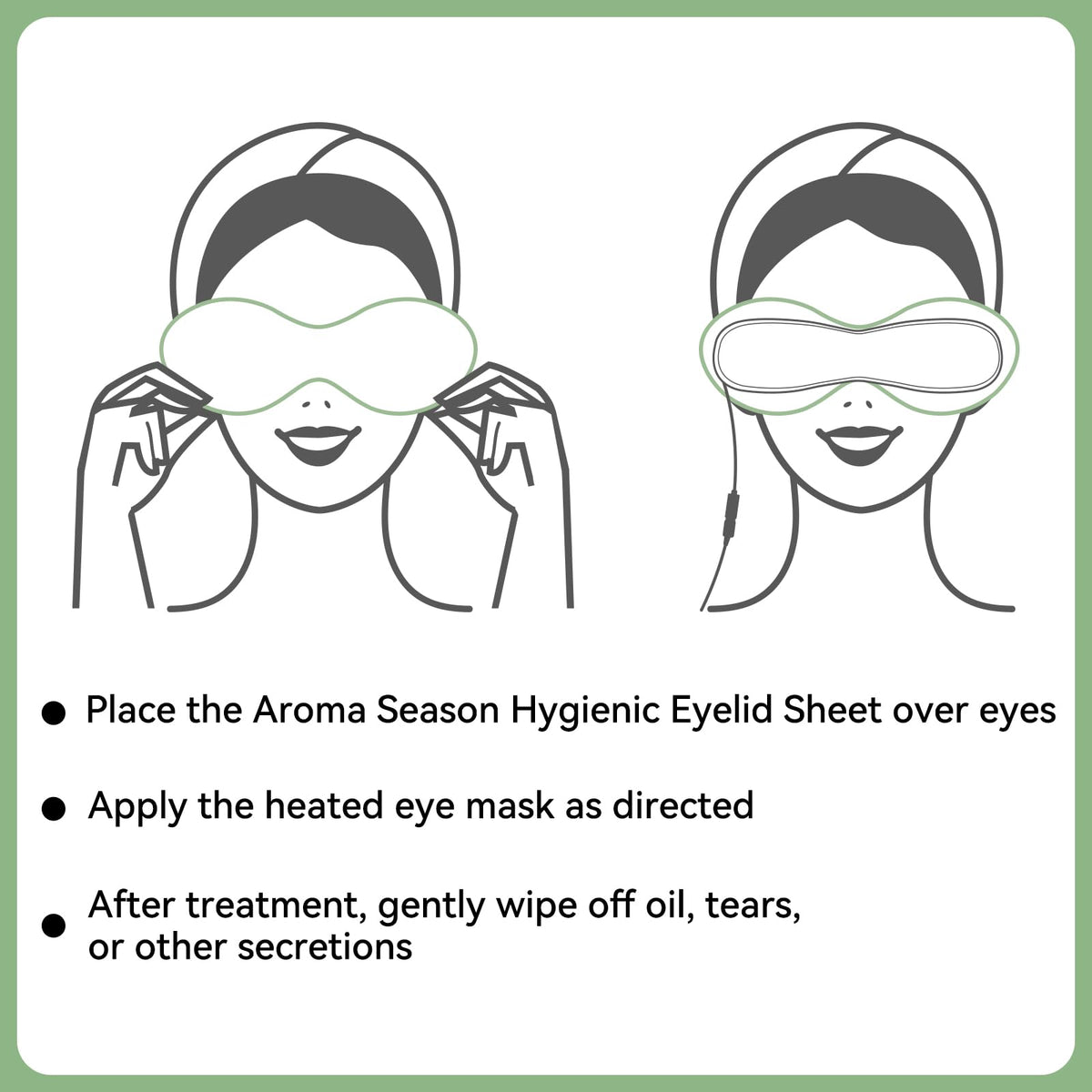 Aroma Season sheet held in hand to show scale, compact and portable for travel benefit