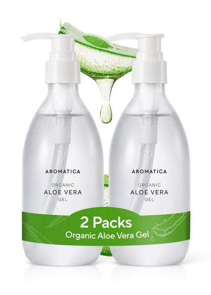 AROMATICA front packaging showing two 300ml jars and clean label benefits