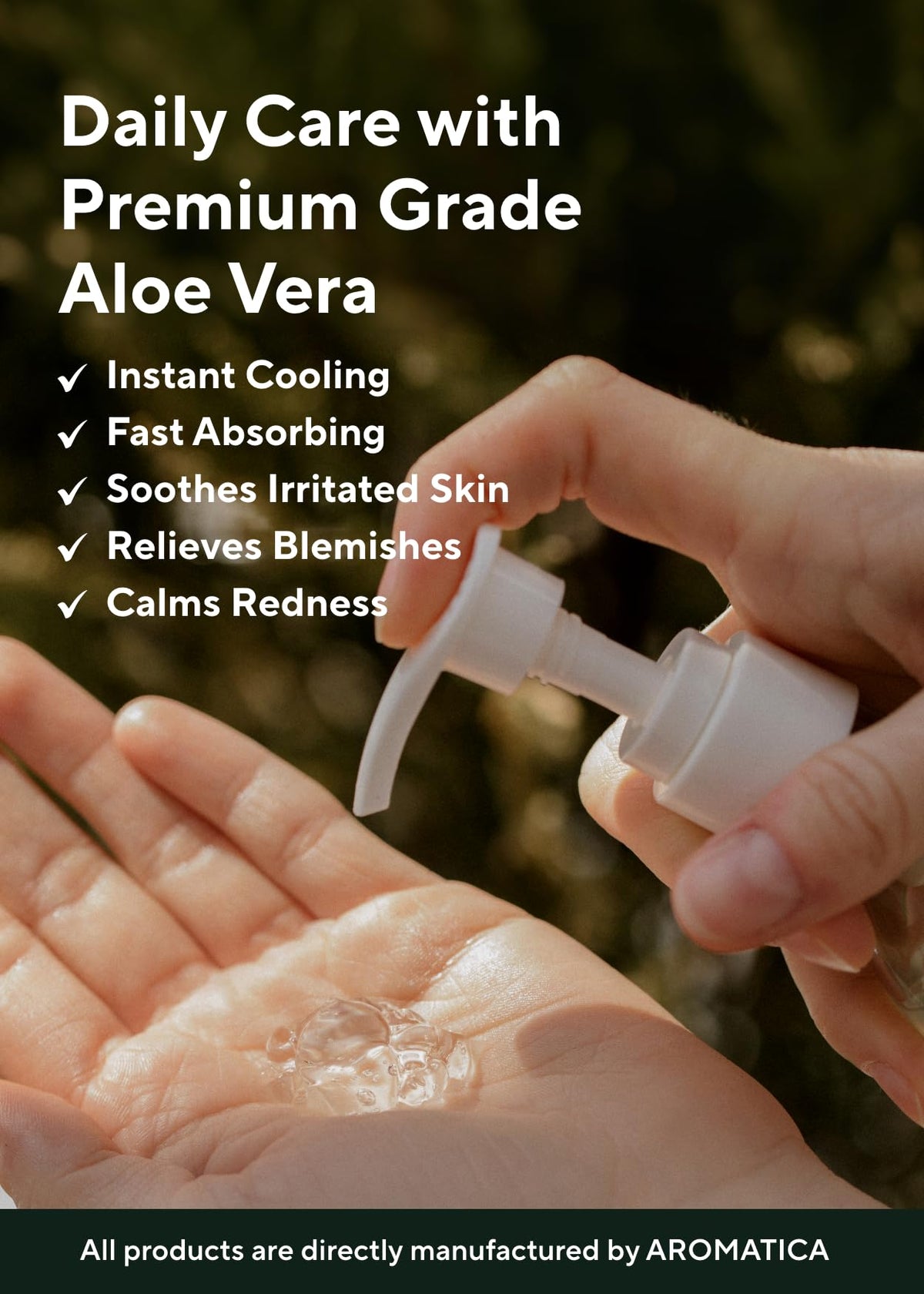 AROMATICA smoothing on hair ends for lightweight hydration