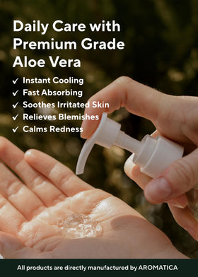 AROMATICA smoothing on hair ends for lightweight hydration