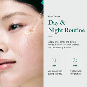 AROMATICA before and after visual suggesting balanced tone improvement