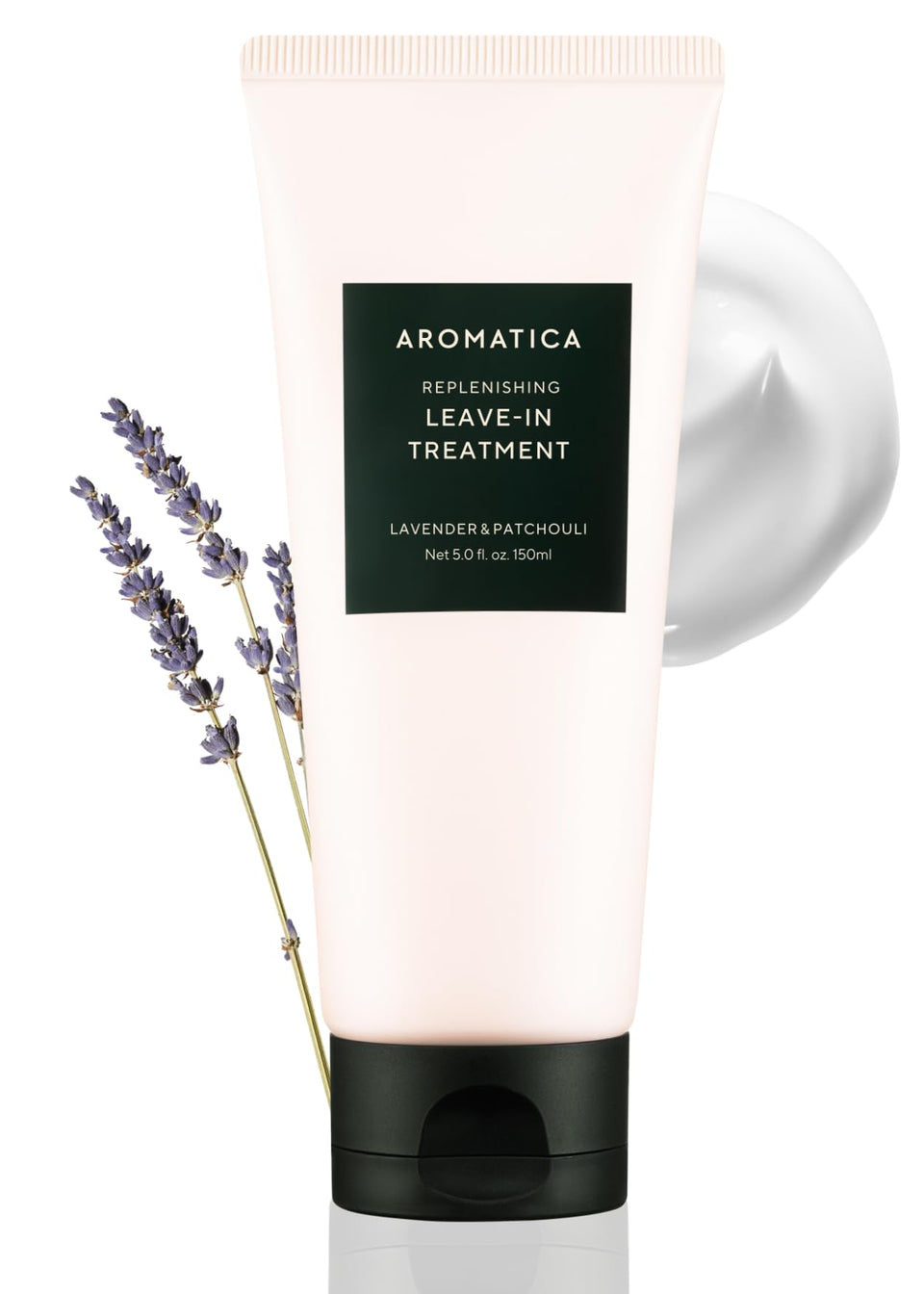 AROMATICA front packaging showing bottle and calming lavender patchouli scent benefits