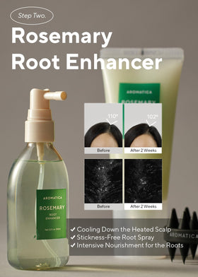 AROMATICA label and ingredient list close-up highlighting plant-based formula transparency