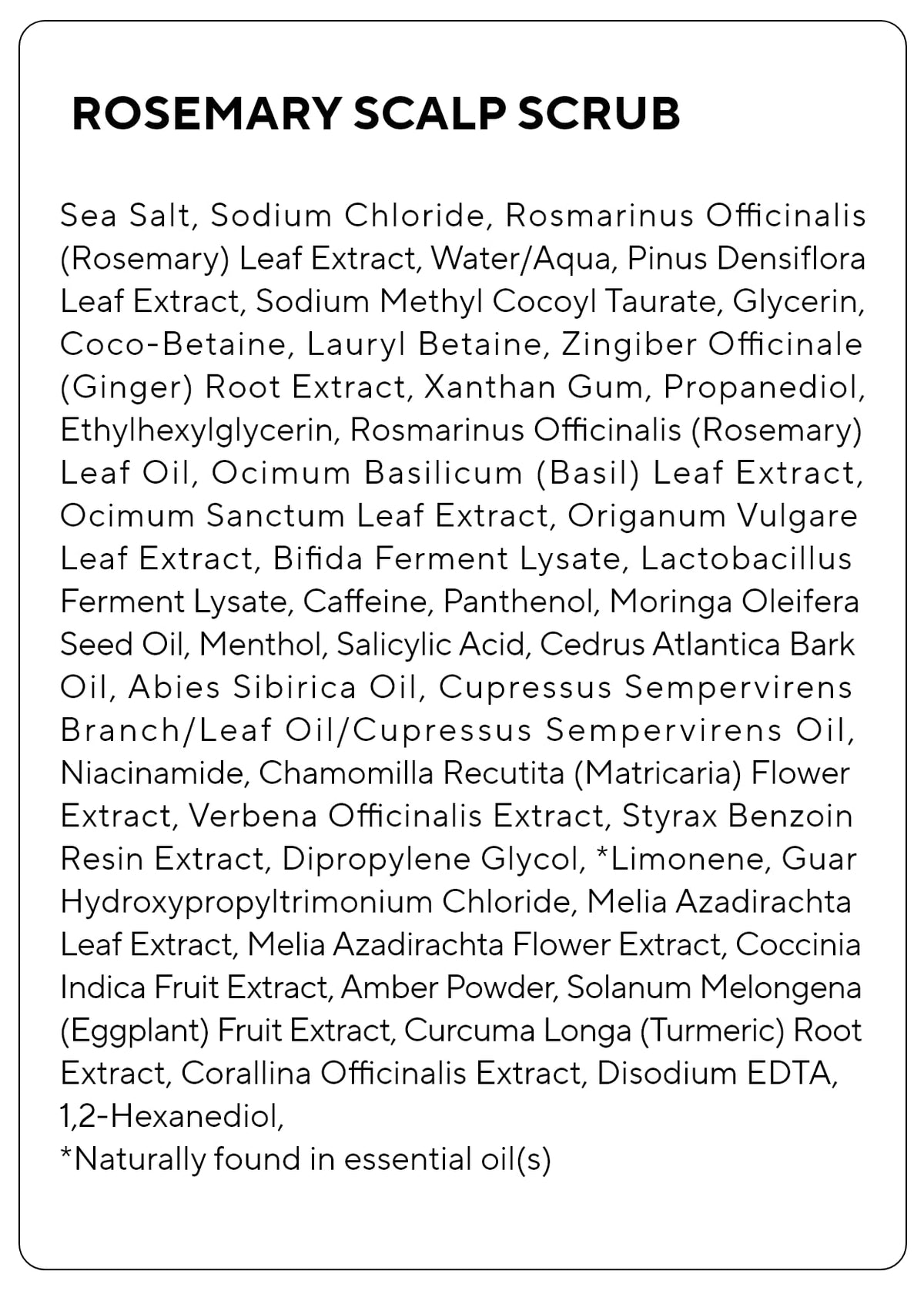 AROMATICA scrub in bathroom scene showing home spa scalp care benefit