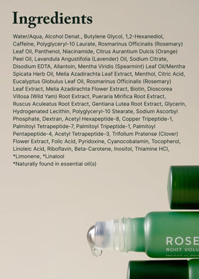AROMATICA lifestyle bathroom shelf with serum among hair-care items for routine use