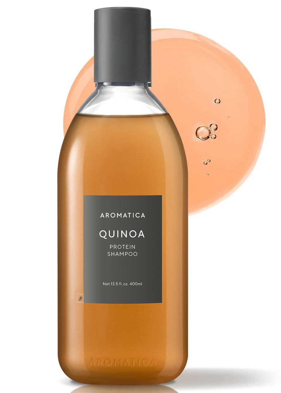 AROMATICA front packaging showing bottle and calming design, clear product identity and benefit