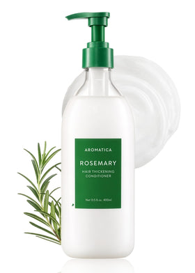 AROMATICA front bottle shot showing product and natural packaging benefit