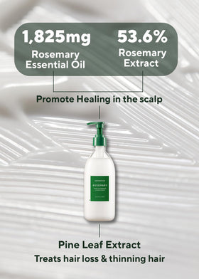AROMATICA conditioner in use on wet hair demonstrating detangling benefit