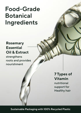 AROMATICA rosemary oil ingredient visual highlighting botanical nourishment benefits