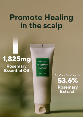 AROMATICA close-up of creamy conditioner texture demonstrating lightweight hydration