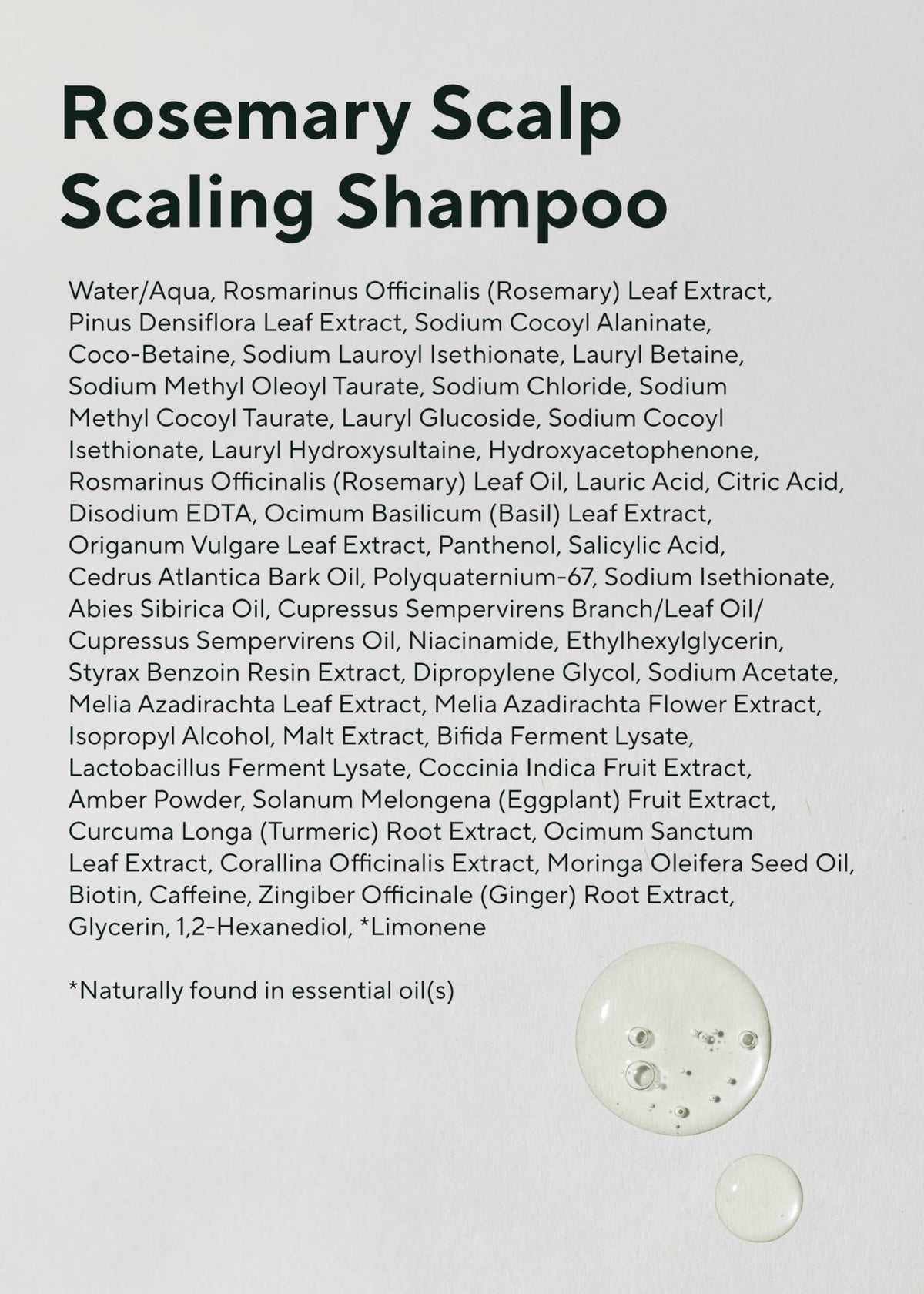 AROMATICA lifestyle bathroom setup conveying calming rosemary hair care