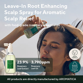 AROMATICA exfoliating scrub texture with visible salt grains, effective buildup removal