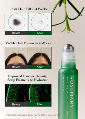 AROMATICA serum texture drop on skin illustrating lightweight, fast-absorbing formula
