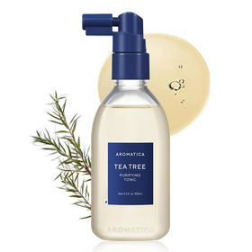 AROMATICA front packaging showing tonic bottle and calming design