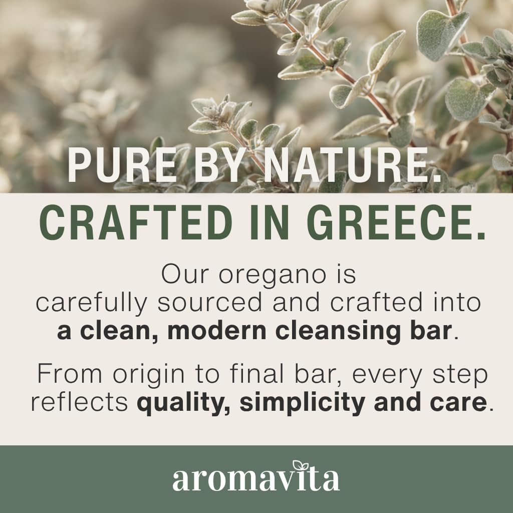 Aromavita soap bar styled in bathroom setting suggesting everyday use