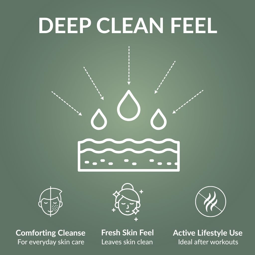 Aromavita soap lathering in hand to show effective gentle cleansing