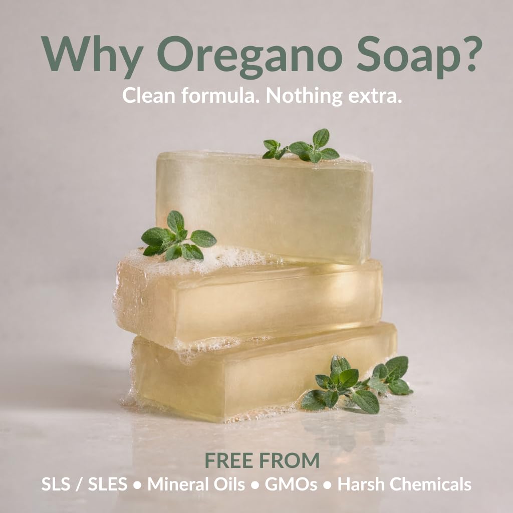 Aromavita soap used on scalp demonstrating gentle oil and buildup removal