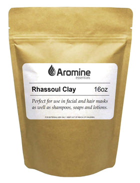 Aromine front packaging showing 16oz resealable bag and natural labeling benefit