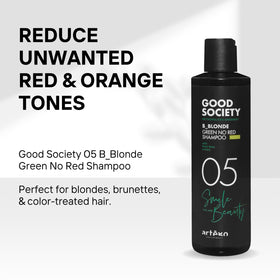 Artego shampoo dispensed into hand demonstrating ease of lather and use