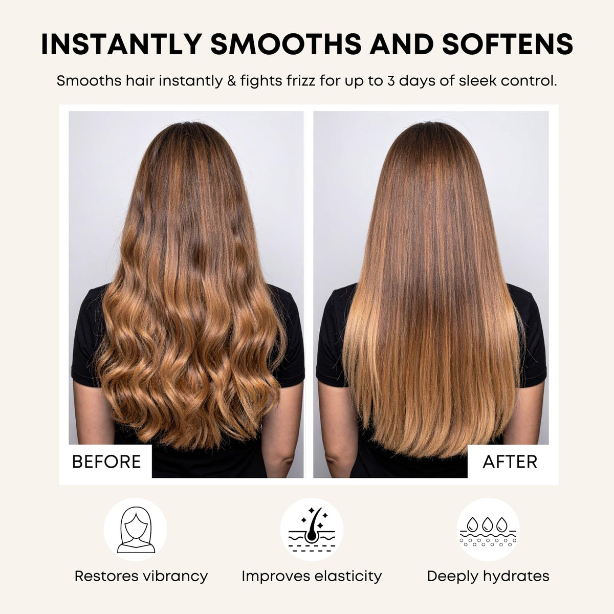 Artègo cream on finger applied to damp hair to demonstrate easy distribution and control