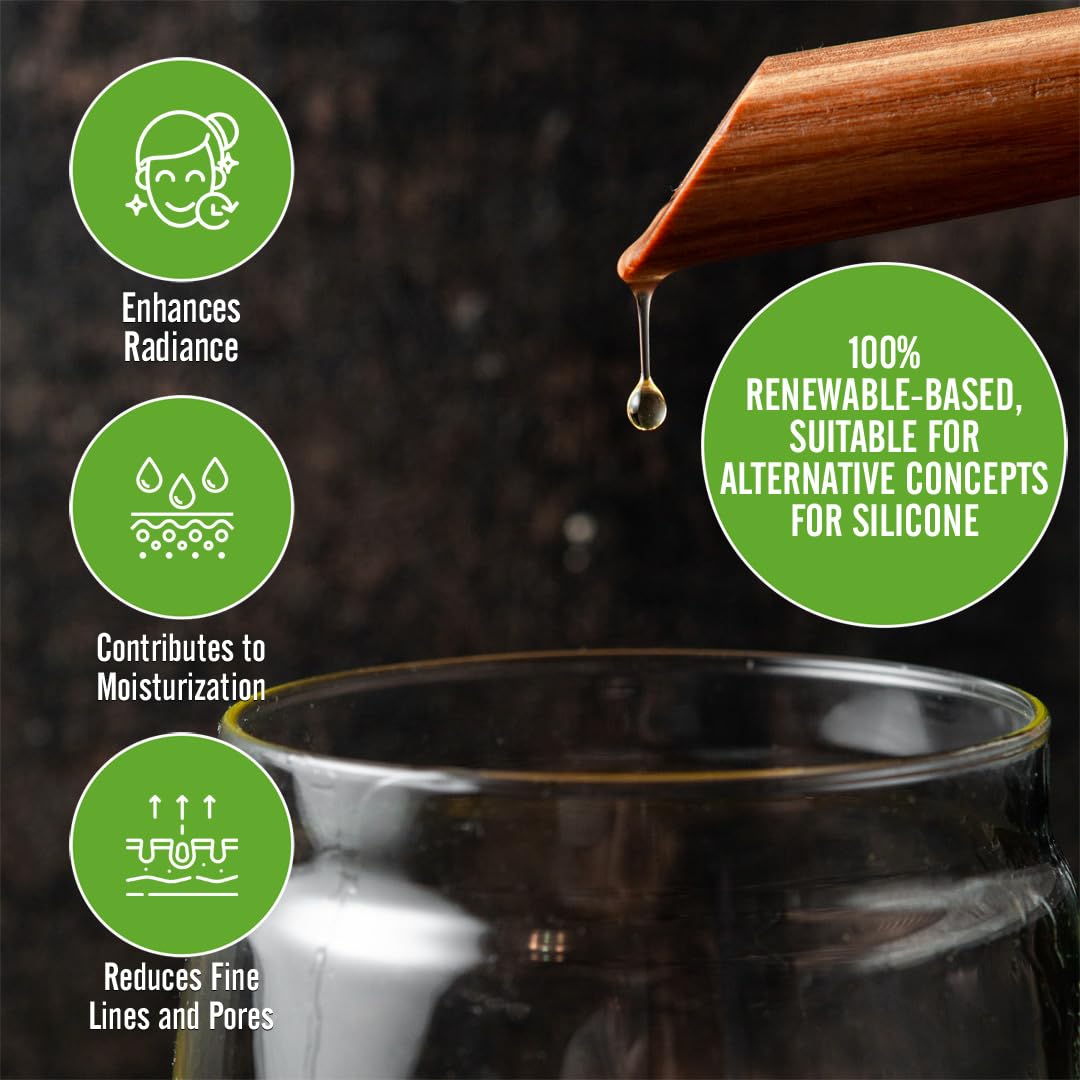 Artekas COCO-CAPRYLATE used in hair serum illustrating improved shine