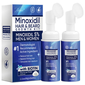 Artimore front packaging showing 5% minoxidil foam and benefit of fuller hair