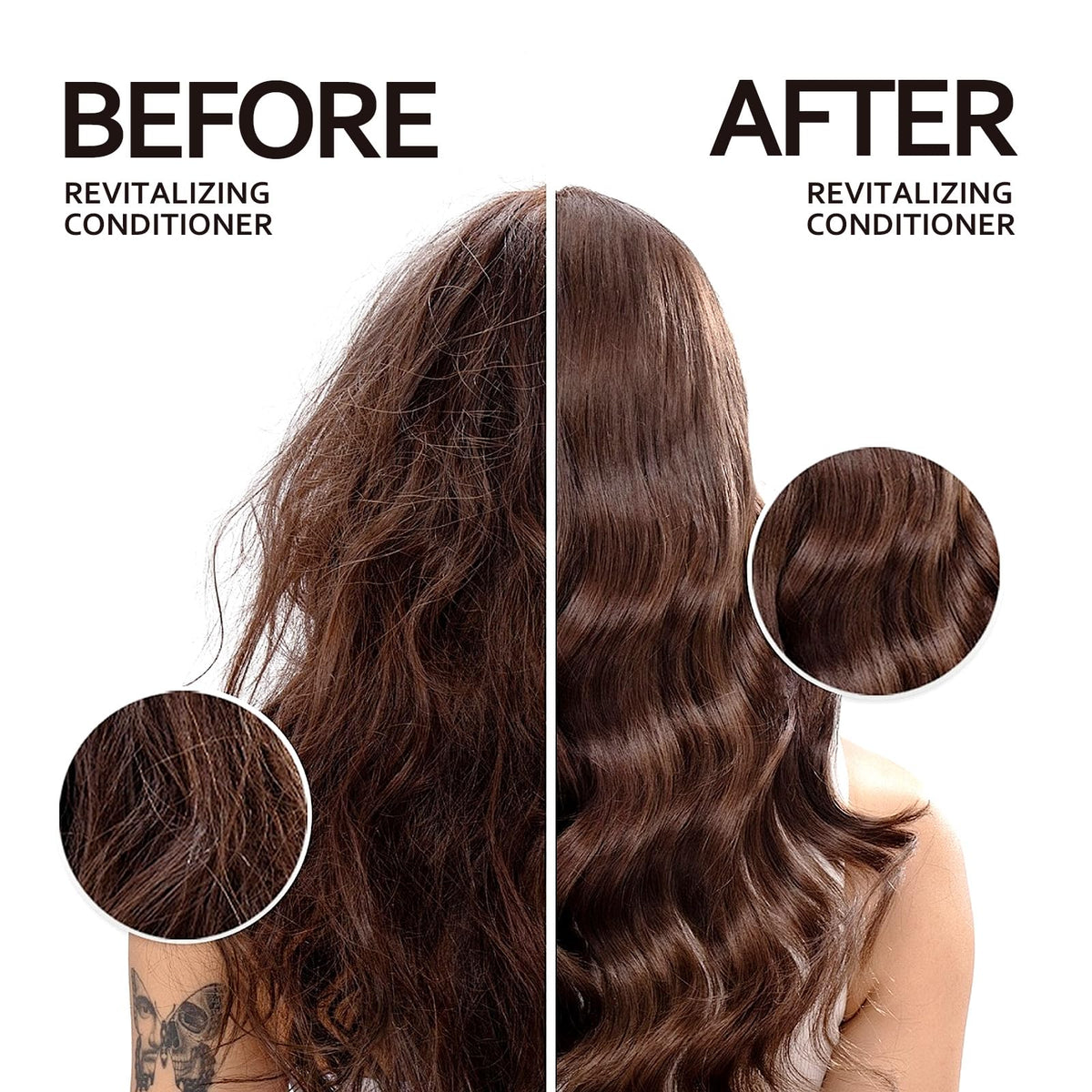 Artimore label close-up highlighting key ingredients for hair strength
