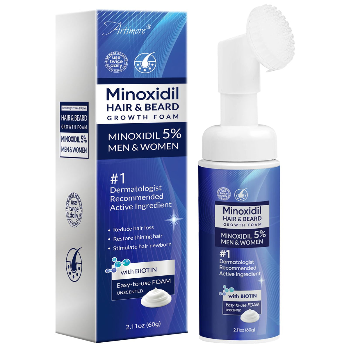 Artimore front packaging showing 60ml bottle and clear product name for easy identification