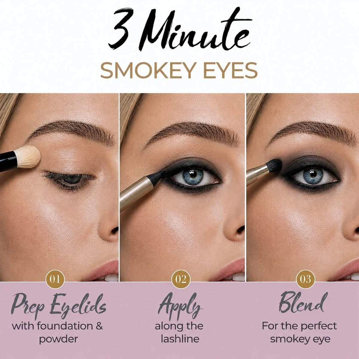 Artisan L'uxe built-in smudger shown softening liner for seamless blends