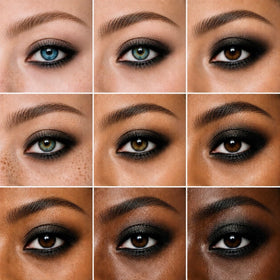 Artisan L'uxe pencil in use along lash line delivering quick smokey definition