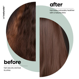 Artnaturals conditioner being applied to scalp demonstrating targeted relief