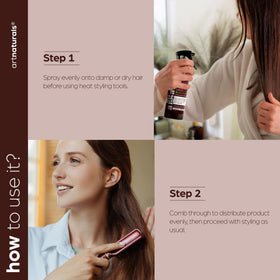 Artnaturals before and after hair results showing improved shine and smoothness
