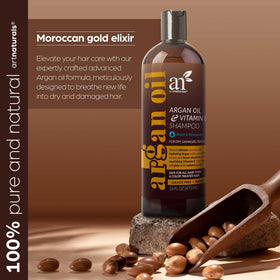 Artnaturals shampoo beside matching regrowth conditioner to show complementary set