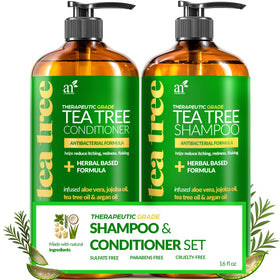 artnaturals front packaging showing two 16 fl oz bottles and product benefits