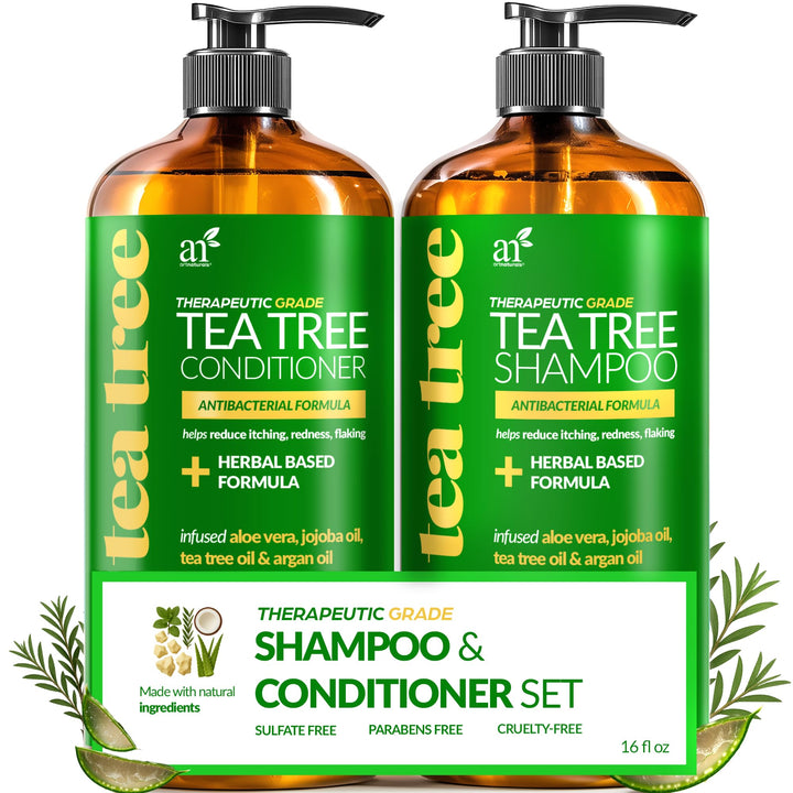 artnaturals front packaging showing two 16 fl oz bottles and product benefits