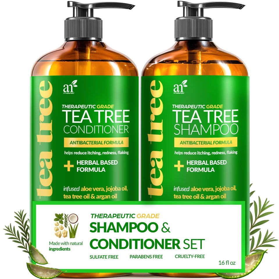 artnaturals front packaging showing two 16 fl oz bottles and product benefits