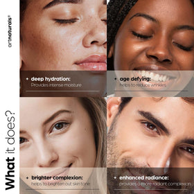 Artnaturals hyaluronic texture on skin demonstrating instant hydration