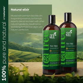 artnaturals in-use wet hair application illustrating scalp massage benefit