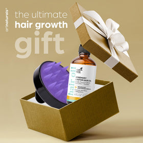 ArtNaturals bottle on bathroom counter suggesting daily hair care ritual