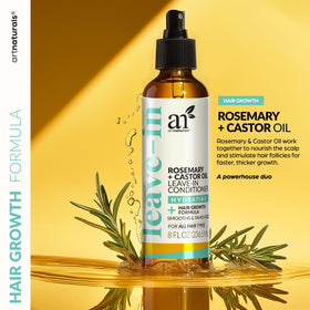 Artnaturals castor oil texture droplet illustrating nourishing sheen