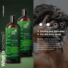 artnaturals pump top and label detail highlighting ingredient list and usage