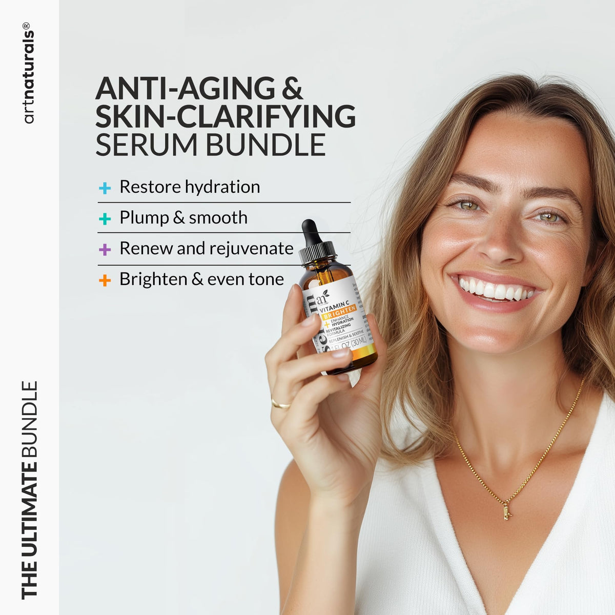 Artnaturals retinol bottle close-up highlighting ingredient potency