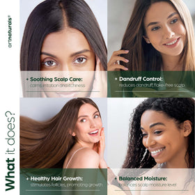 artnaturals rich shampoo lather texture demonstrating effective cleansing